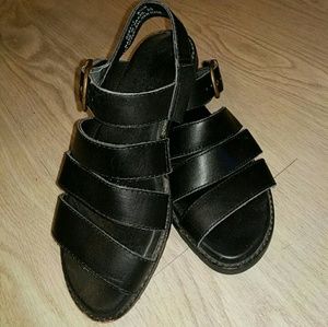 Black Clarks Sandal